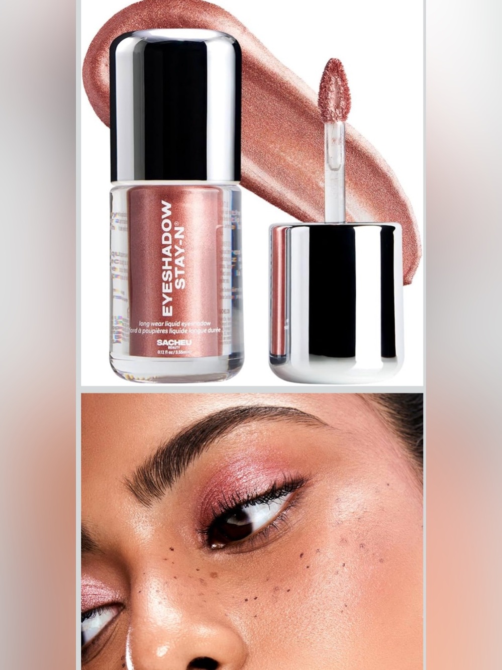 SACHEU Eyeshadow Stay-N Liquid Eyeshadow (04 Shu-gaah & 05 Sp-ICE)